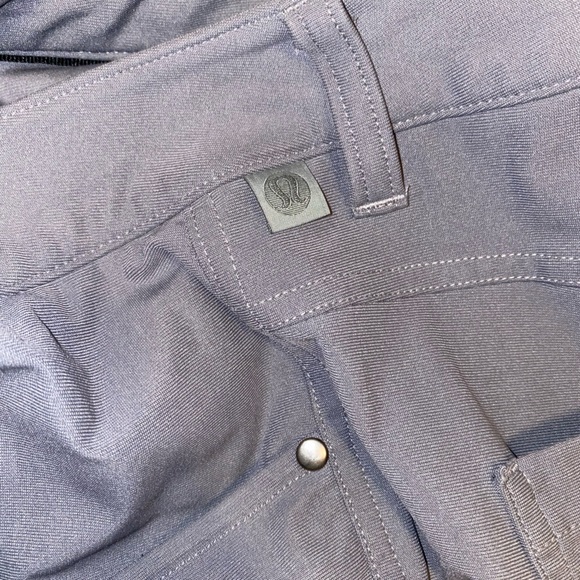 Lululemon ABC Pants MNS 34x34 Gray Chino Wrapstreme Performance Classic Fit 0055 - Picture 4 of 5